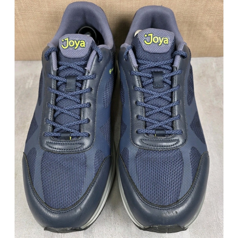 Men's Joya Cancun II Blue Mesh Leather Casual Lace Up Sneakers‎ Shoes Size 12.5